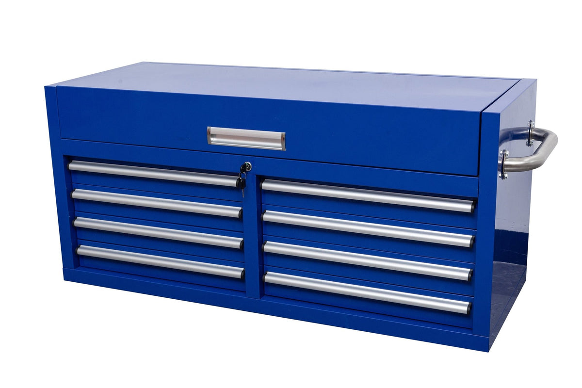 46″ Heavy-Duty 8-Drawer Upper Tool Chest – Steel Workshop Storage Cabinet
