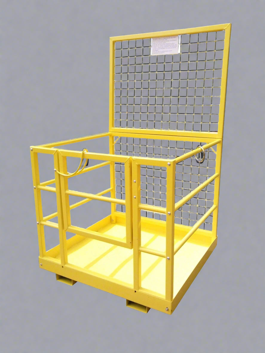 2-Person Forklift Safety Cage – 1,200 lb Lift Capacity Work Platform 9194534