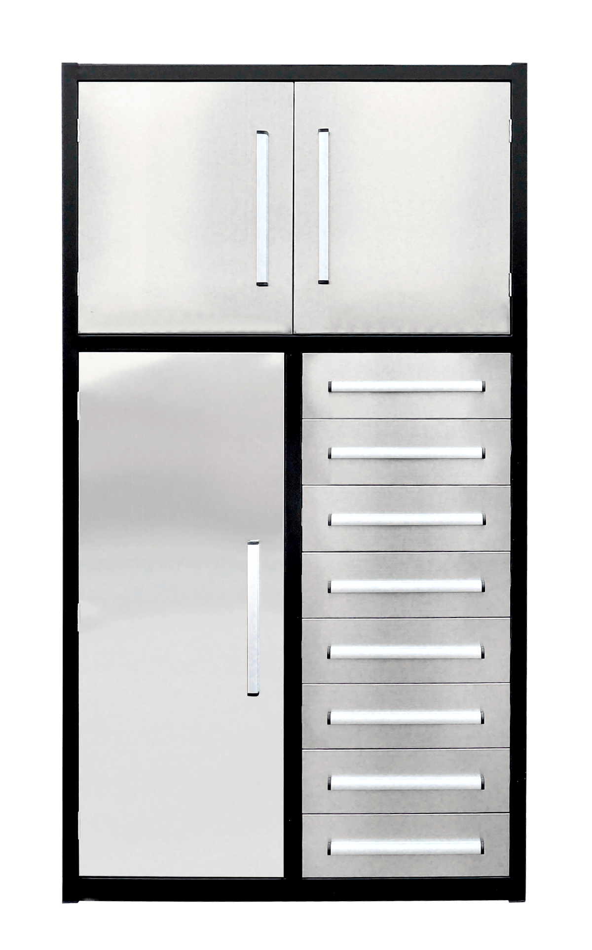 8-Drawer Heavy-Duty 3.5 ft Workbench – 100 lb Capacity Drawers & Steel-Frame Tool Storage Cabinet