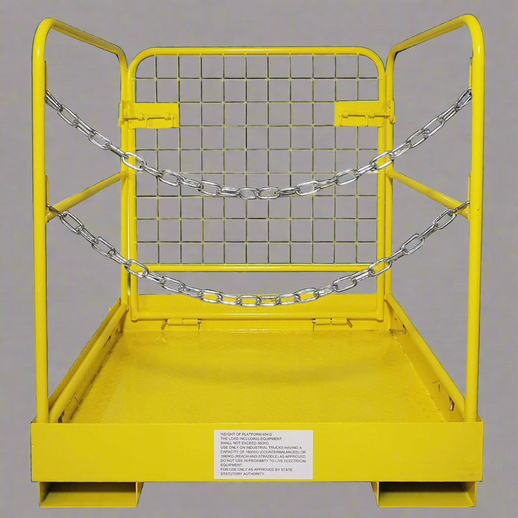 Forklift Safety Cage Work Platform – Aerial Lift Basket Attachment, Model: WP36
