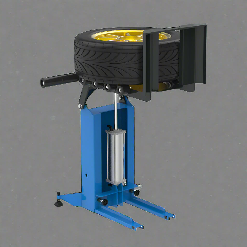 Portable Tire Wheel Lift – Pneumatic Assist for Tire Changing, 150 lb Capacity