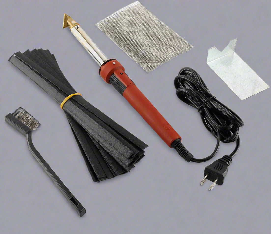 80W Plastic Welding Kit – Hot Stapler Repair Tool for Bumpers, Fairings & Panels