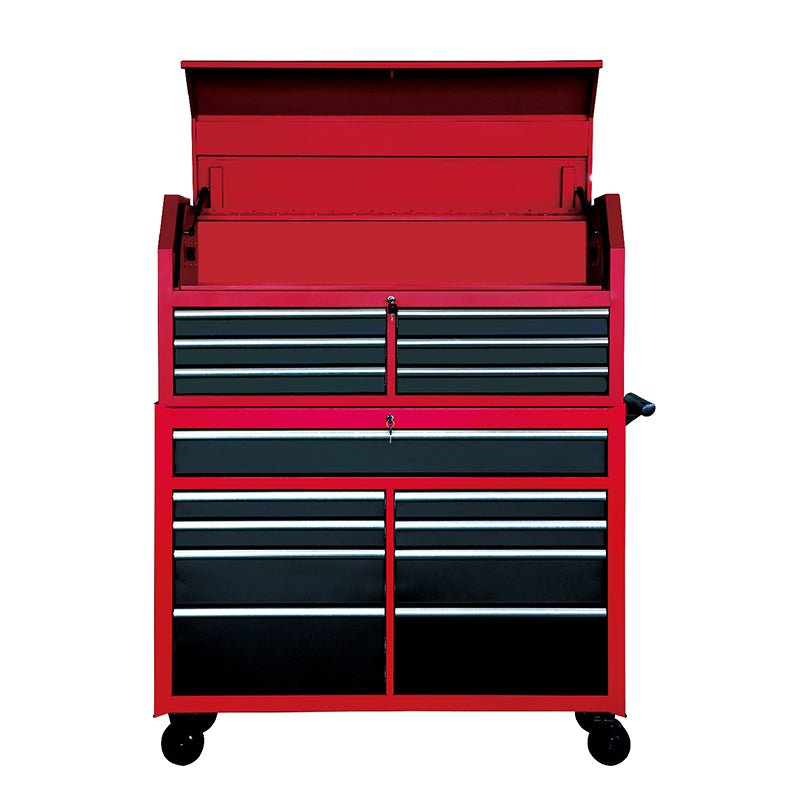 15 Drawer 52-Inch Rolling Tool Storage Cabinet – Heavy Duty & Mobile TBT5206